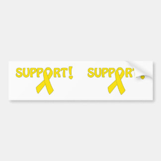 Autocollant De Voiture Appui jaune de ruban !