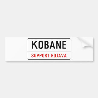 AUTOCOLLANT DE VOITURE APPUI KOBANE