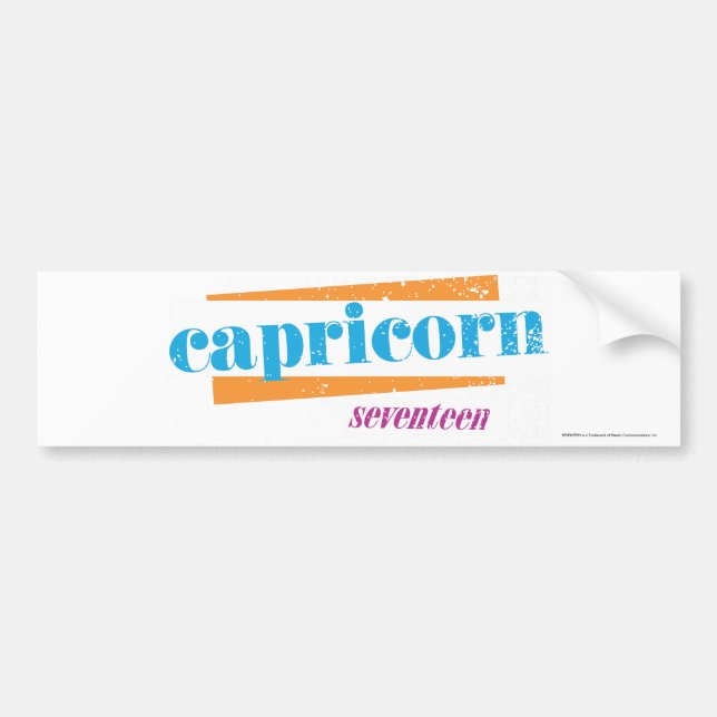 Autocollant De Voiture Aqua de Capricorne (Devant)