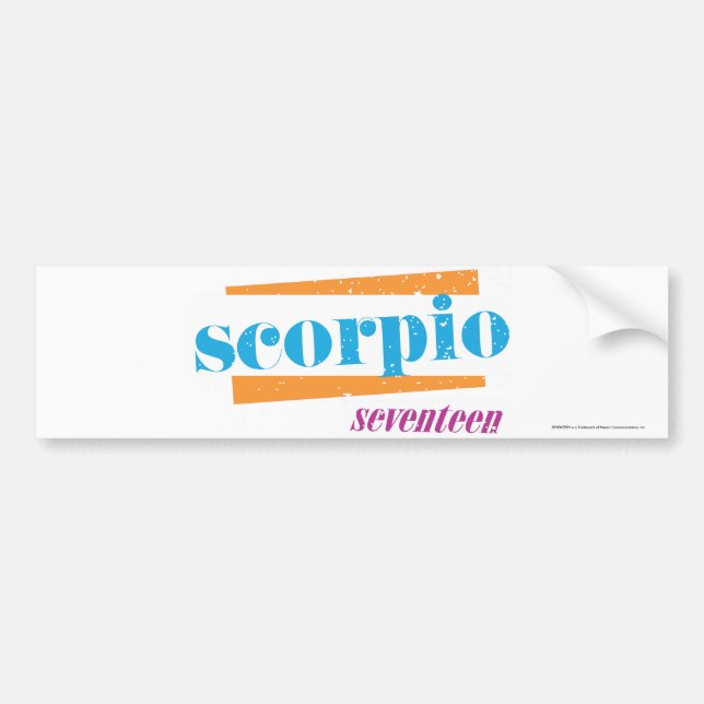 Autocollant De Voiture Aqua de Scorpion (Devant)