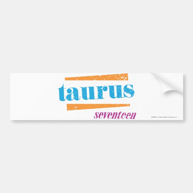 Autocollant De Voiture Aqua de Taureau (Devant)