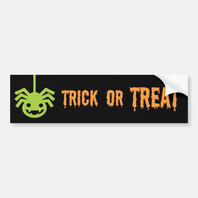 Autocollant De Voiture Araignée d'Halloween (Devant)