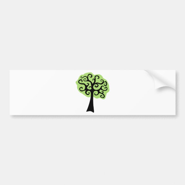 Autocollant De Voiture Arbre (Devant)