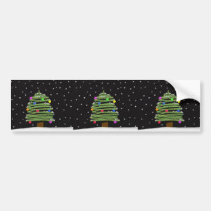Autocollant De Voiture Arbre de Noël