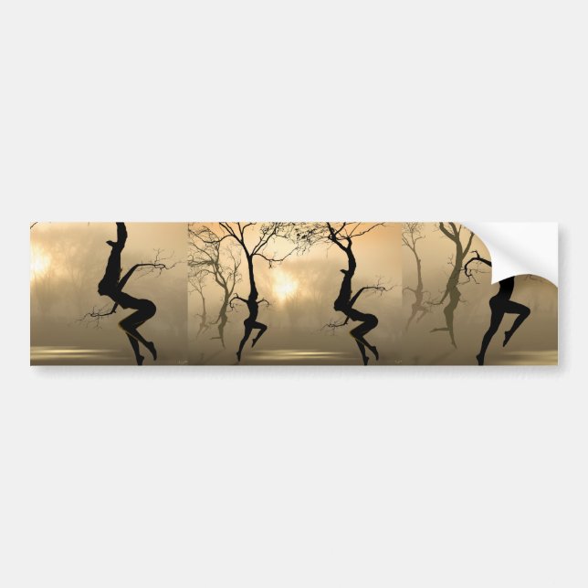 Autocollant De Voiture Arbres de danse (Devant)