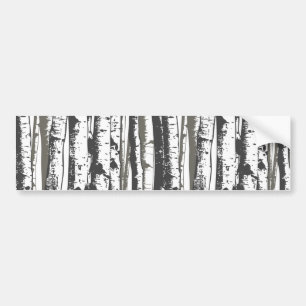 Autocollant De Voiture arbres de tremble