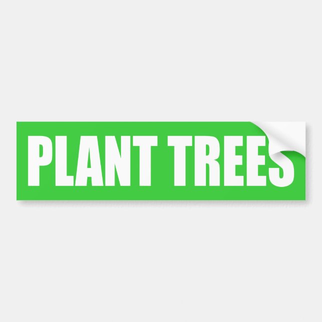 Autocollant De Voiture Arbres plantes (Devant)