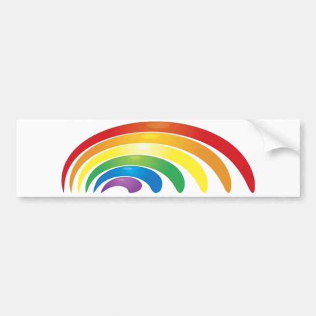 Autocollant De Voiture Arc-en-ciel (Devant)