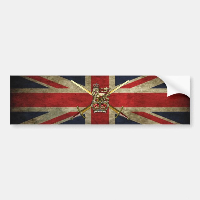 Autocollant De Voiture Armée britannique (Devant)