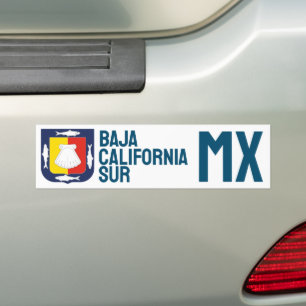 Autocollant De Voiture Armoiries de la Basse Californie du Sud