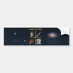 Autocollant De Voiture Armure de Dieu