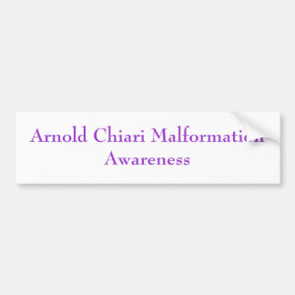 Autocollant De Voiture Arnold Chiari MalformationAwareness