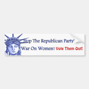 AUTOCOLLANT DE VOITURE ARRÊTEZ LA GUERRE SUR DES FEMMES