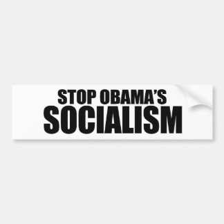 AUTOCOLLANT DE VOITURE ARRÊTEZ LE SOCIALISME D'OBAMA