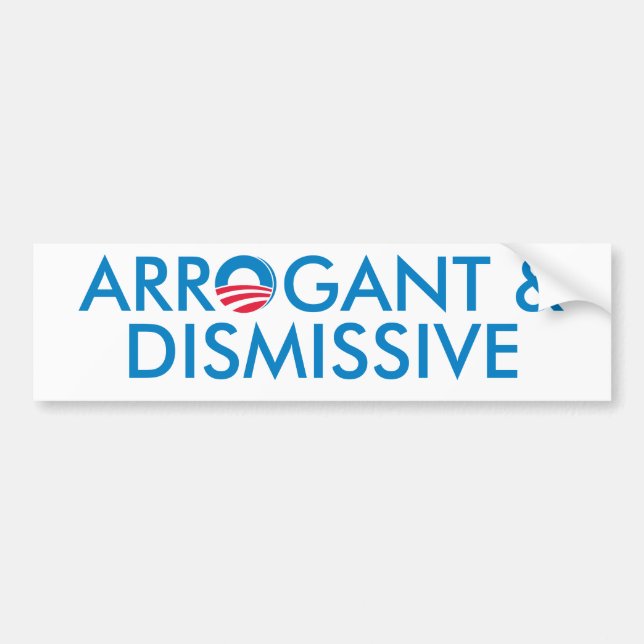 Autocollant De Voiture Arrogant et méprisant (Devant)
