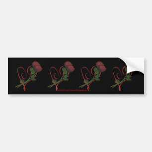 Autocollant De Voiture Art de voiture d'adhésif pour pare-chocs de fleur 