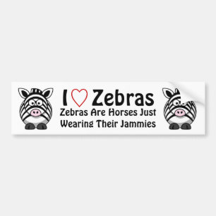 Autocollant De Voiture Art de zèbre
