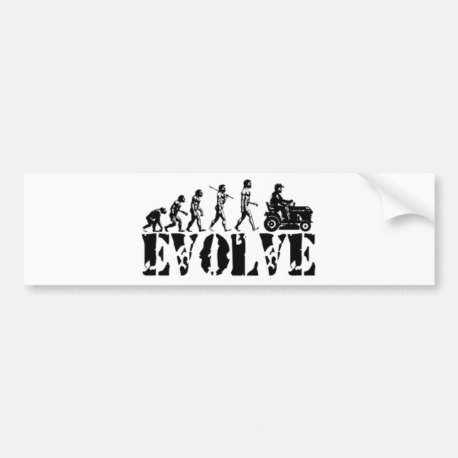 Autocollant De Voiture Art d'évolution de coureur de conducteur de (Devant)