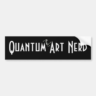Autocollant De Voiture Art Nerd© de Quantum avec l'alien de flottement