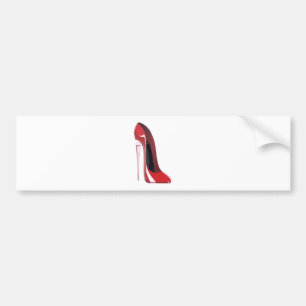 Autocollant De Voiture Art stylet rouge de chaussure de talon de