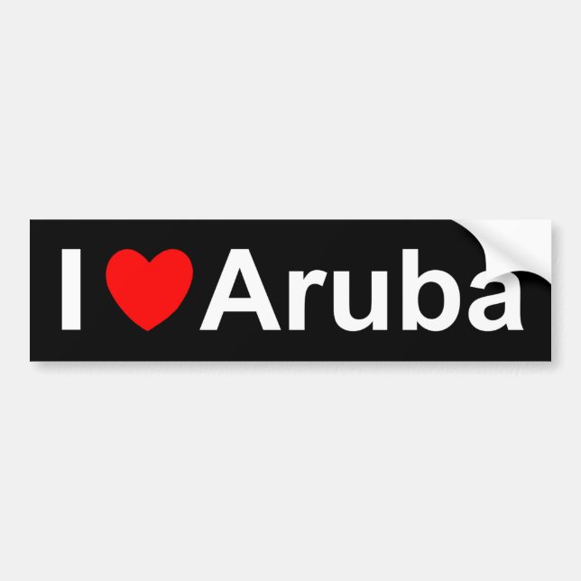 Autocollant De Voiture Aruba (Devant)