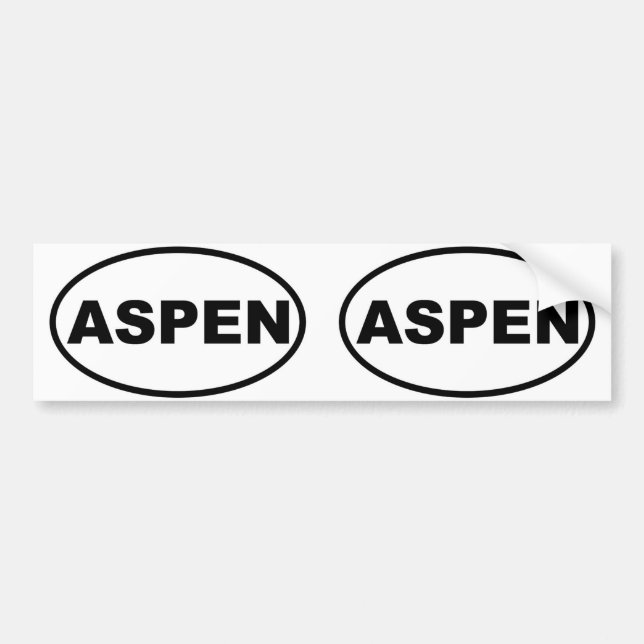 Autocollant De Voiture Aspen (Devant)