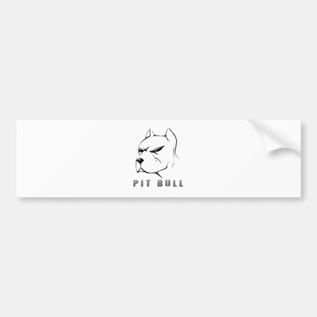 Autocollant De Voiture Aspiration de Pitbull (Devant)