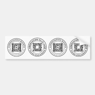 AUTOCOLLANT DE VOITURE ASSOCIATIONS RAVEN - VILLE LAINE