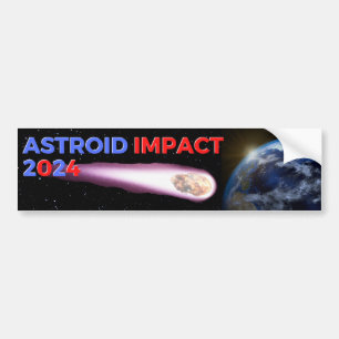 Autocollant De Voiture ASTEROID 2024 Sticker
