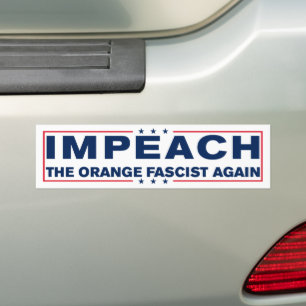 Autocollant De Voiture Atteindre À Nouveau Le Fasciste Orange Anti-Trump