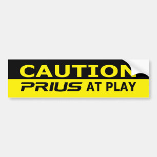 Autocollant De Voiture Attention : Prius au jeu