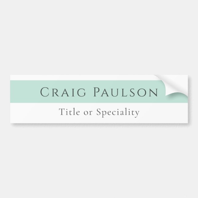 Autocollant De Voiture Attrayant Simple Plain Professionnel Moderne (Devant)