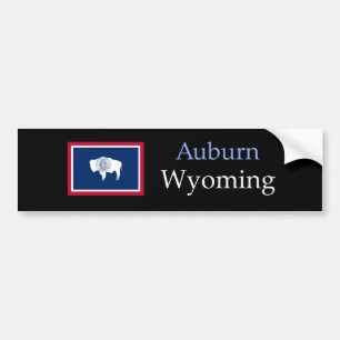 Autocollant De Voiture Auburn Wyoming