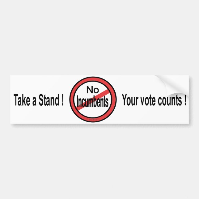 Autocollant De Voiture aucun adhésif pour pare-chocs de titulaires (Devant)