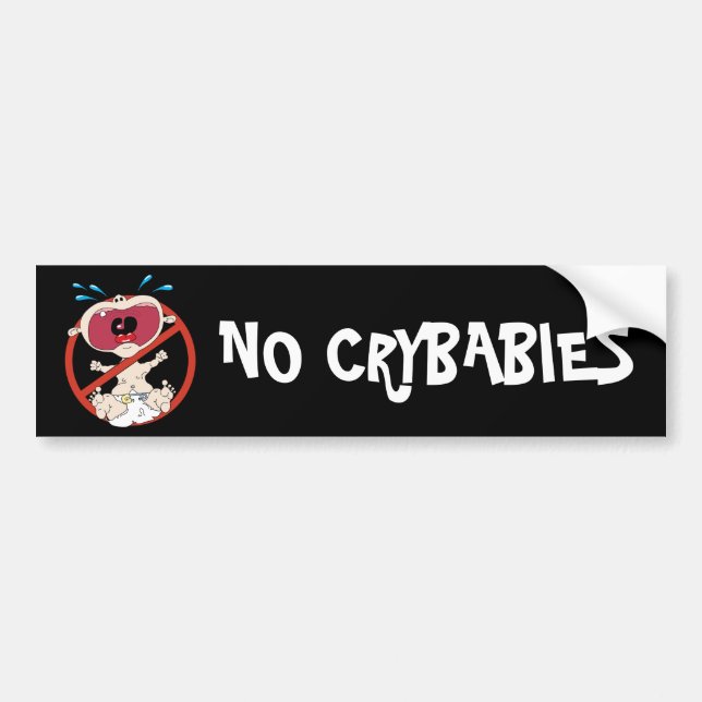 Autocollant De Voiture Aucun Sticker de pare-chocs de cristaux (Devant)