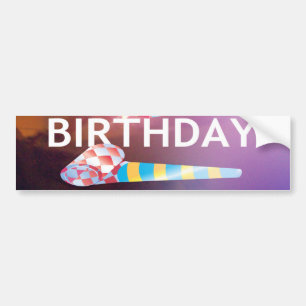 Autocollant De Voiture Aujourd'hui est mon art d'anniversaire