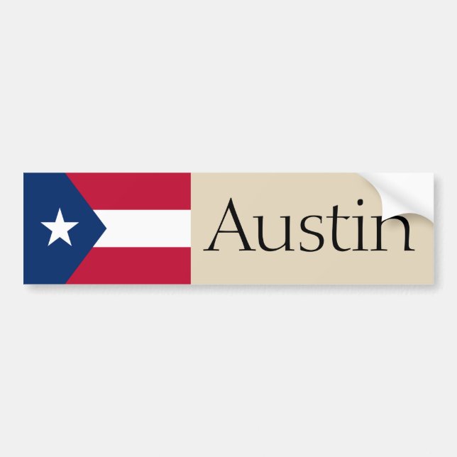 Autocollant De Voiture Austin, le Texas a proposé l'adhésif pour (Devant)