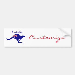 Autocollant De Voiture Australie Drapeau Kangaroo Thunder_Cove