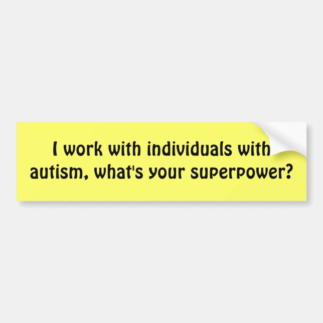 Autocollant De Voiture Autisme (Devant)