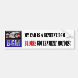 Autocollant De Voiture Avant des moteurs de gouvernement - voiture