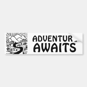 Autocollant De Voiture AVENTURE ATTEND VAlife camper RVing