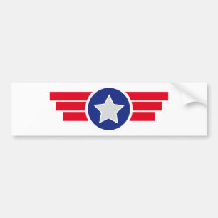 Autocollant De Voiture Aviation militaire de Badge
