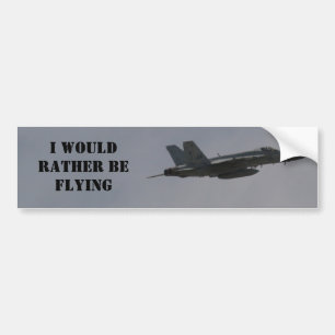 Autocollant De Voiture Avion de chasse F18 Hornet en vol