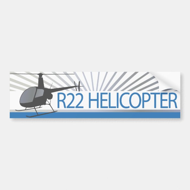 Autocollant De Voiture Avions d'hélicoptère (Devant)
