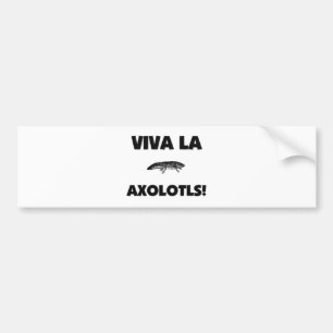 Autocollant De Voiture Axolotls de La de vivats