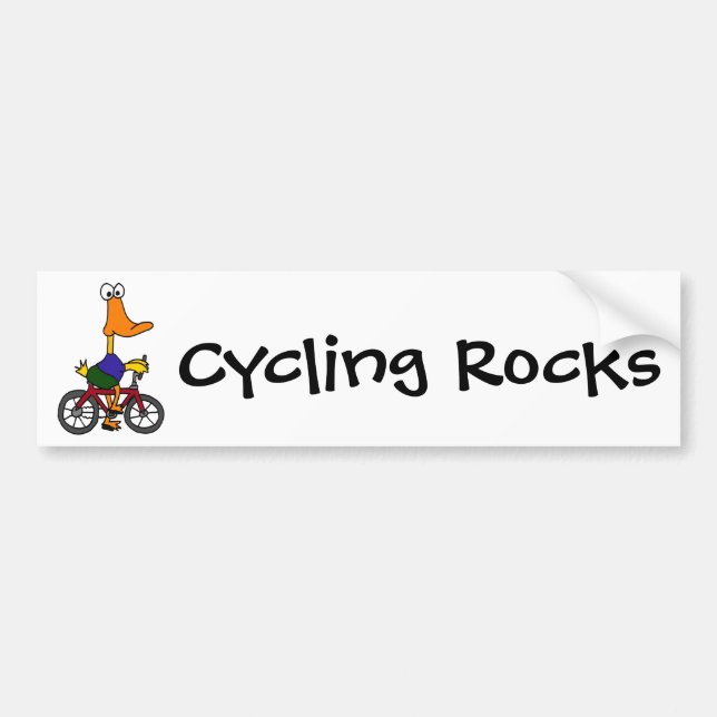Autocollant De Voiture AY- bande dessinée de bicyclette d'équitation de (Devant)