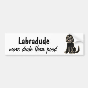 Autocollant De Voiture AZ- adhésif pour pare-chocs de Labradoodle