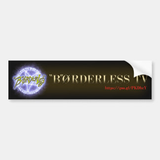 Autocollant De Voiture "B"ØRDERLESS TV LOGO ン パ ー カ テ ver4.5.