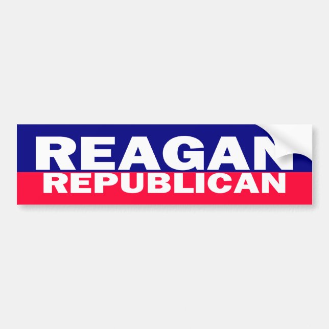 Autocollant De Voiture b_reaganrepublican (Devant)