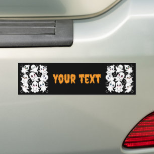 Autocollant De Voiture Baby Ghosts Éffrayant mignon Halloween humeur